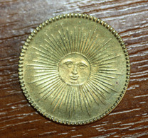 Old Token (game ?) Rechenpfennig - Nürenberg - Fowl / Rooster - Sun - Monetari/ Di Necessità