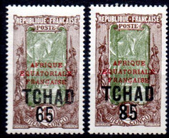 Tchad: Yvert 45/46*; 2 Valeurs - Nuevos