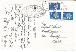 2231z: AK Istanbul Mit Atatürk- Frankatur Nach Österreich - Lettres & Documents