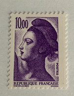 1983-MARIANNE TYPE LIBERTE DE GANDON 10F-NEUF - Unused Stamps