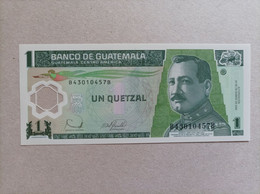 Billete De Guatemala De 1 Quetzal, UNC - Guatemala