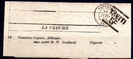 Tahiti: Yvert 4A; Bande De Journal "la Cloche" - Gebraucht