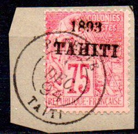 Tahiti: Yvert 29 Sur Fragment - Oblitérés