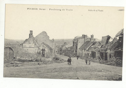 51/ CPA A - Fismes - Faubourg De Vesle (Bombardé, Guerre) - Fismes