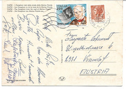 2231j: AK Italia 1982, Sir Rowald Hill- Frankatur, Gelaufen Nach Österreich - Rowland Hill