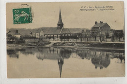 Le Petit-Quevilly (76) : Vue Panoramique Su Quartier De L'église Prise De La Mare En 1912 PF. - Le Petit-quevilly