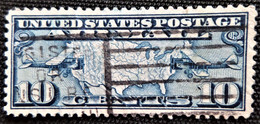 Timbre Des  Etats-Unis 1926 -1927 Mao Of U.S. And Two Mail Planes  Stampworld N° 7 - 1a. 1918-1940 Usados