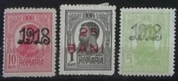 Roumanie 1918 / Yvert N°258 + 260-261 / * - Nuevos