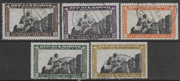 San Marino 1935 Fascio 5val Sa N.186-190 US - Usados