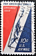 Timbre Des  Etats-Unis 1959 The 3rd Pan American Games, Chicago  Stampworld N° 53 - 2a. 1941-1960 Used