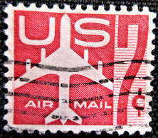 Timbre Des  Etats-Unis 1960 Jet Airliner  Stampworld N° 57A - 2a. 1941-1960 Used