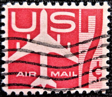 Timbre Des  Etats-Unis 1960 Jet Airliner  Stampworld N° 57A - 2a. 1941-1960 Usados