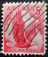 Timbre Des  Etats-Unis 1958 Eagle In Flight  Stampworld N° 48 - 2a. 1941-1960 Used