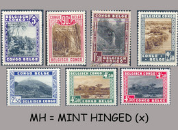 1937/38 * BELGIAN CONGO / CONGO BELGE COB 196a +197/202 = MH STAMPS National Parks ( 7 Stamps ) - Nuevos