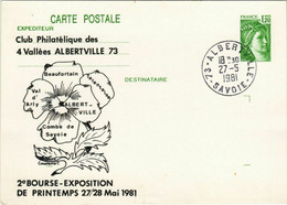 CPM ALBERTVILLE Card By The Club Philatelique - Bourse-Exposition (1193517) - Albertville