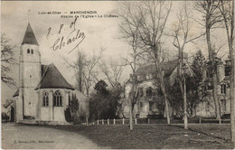 CPA MARCHENOIR-Abside De L'Église-Le Chateau (26611) - Marchenoir