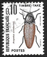 FRANCE  1983  - Taxe 103    -  Ampédus Cinnabarinus  -  Oblitéré - 1960-.... Usados