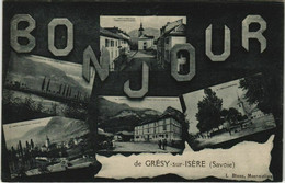 CPA GRESY-sur-ISERE Bonjour De Gresy-sur-Isere - Scenes (1193277) - Gresy Sur Isere