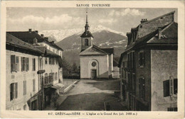 CPA GRESY-sur-ISERE L'Eglise Et Le Grand Arc (1193285) - Gresy Sur Isere