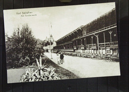 DR: Ansichtskarte Von Bad Salzuflen Am Gradierwerk Mit 10 Pf Germania Vom 18.9.19 Knr: 86 - Bad Salzuflen