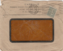 FRANCE  PERFORE SUR LETTRE  L'ABEILLLE - Covers & Documents