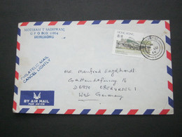 HONGKONG , 1984 , Luftpostbrief Nach Deutschland - Storia Postale