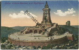 Kaiser Wilhelm-Denkmal Auf Dem Kyffhäuser - Verlag R. Lederbogen Halberstadt - Kyffhäuser