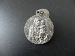 Big Pilgrim Medal - Sancte Joseph - Maria - Autres & Non Classés