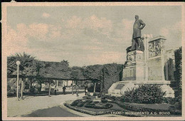 TRANI - MONUMENTO A G. BOVIO - EDIZIONE COLELLA - SPEDITA - 1930s (11696) - Trani