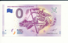 Billet Touristique 0 Euro - 2022 WINTER-FREESTYLE SKIING - CNAC - 2018-3 - N° 4252 - Other & Unclassified