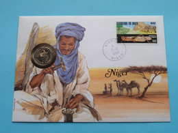 Niger > 1987 ( See / Voir (2) Photo / Scans ) Münz-Brief With Stamp ! - Niger