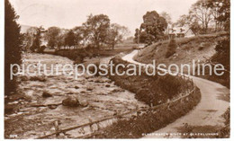 BLACKWATER RIVER AT BLACKLUNANS OLD R/P POSTCARD SCOTLAND PERTHSHIRE - Perthshire