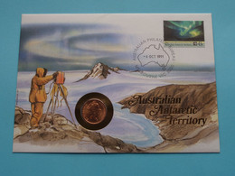 Australian Antarctic Territory > 1989 ( See / Voir (2) Photo / Scans ) Münz-Brief With Stamp ! - Others
