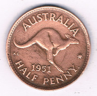 HALF PENNY 1951  AUSTRALIE /16982/ - ½ Penny
