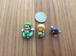 Figurine "Luigi, Tod, Bob-omb" (JAKKS Pacific INC) NINTENDO (MARIO BROSS), 3 Pièces - Altri & Non Classificati