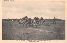 ETATS-UNIS - CAROLINE Du SUD - CHARLESTON - U.S. Naval Training Camp - Foot-Ball Game - Militaires - Charleston