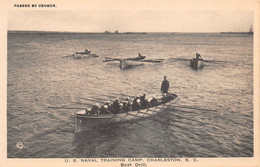 ETATS-UNIS - CAROLINE Du SUD - CHARLESTON - U.S. Naval Training Camp -  Boat Drill - Militaires - Charleston