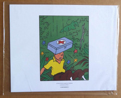 HERGE 3 EX LIBRIS TINTIN LES CIGARES DU PHARAON - Illustratoren G - I