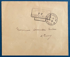 Lettre Griffe Provisoire St Pierre & Miquelon 1926 PP Du 11 5 1926 Pour St Pierre En Local TTB - Cartas & Documentos