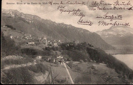 ! 1911 Alte Ansichtskarte Schweiz, Sonzier Bei Montreux, Glion - Altri & Non Classificati