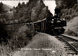 ! S/w Ansichtskarte Murtalbahn, Unzmarkt Mauterndorf, Dampflok, Eisenbahn - Trenes