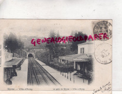 92- SEVRES-  VILLE D' AVRAY - LA GARE 1902 - Sevres