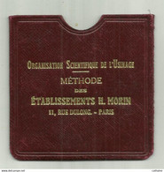 75  PARIS . ETABLISSEMENT " H. MORIN " Méthode D Organisation Scientifique De L Usinage ; Règle Pour Perçage Système - Other Apparatus