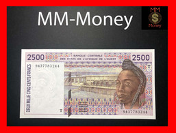 WEST AFRICAN STATES WAS  "T  Togo"   2.500 2500  Francs  1994     P.  812 T   **rare**  UNC - Westafrikanischer Staaten