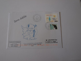 Terre Adélie 3  11  2021 Cachet Mission Ornith-éco - Cartas & Documentos