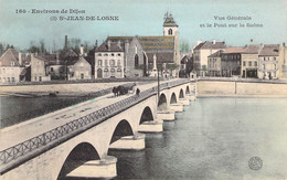 CPA France - Environs De Dijon - Saint Jean De Losne - Vue Générale Et Le Pont Sur La Saône  - Colorisée - 1916 - Dijon