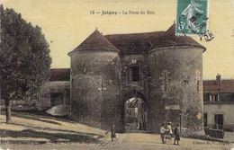 CPA France - Joigny - La Porte Du Bois - Chemin - Route - Animée - Enfants - Oblitérée 1909 - Relief - Colorisée - Joigny