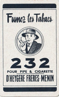 FUMEZ LES TABAC 232 ,1 Kaart 1card - Carte Da Gioco