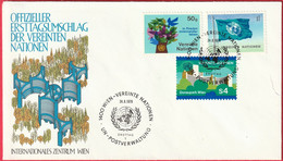 FDC - Enveloppe Nations Unies - Wien (24-8-79) - Offizieller Ersttagsumschlag Der Vereinten Nationen - Covers & Documents