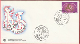 FDC - Enveloppe Nations Unies - Wien (29-5-81) - Sources Energie Nouvelles Et Renouvelables (2) - Cartas & Documentos